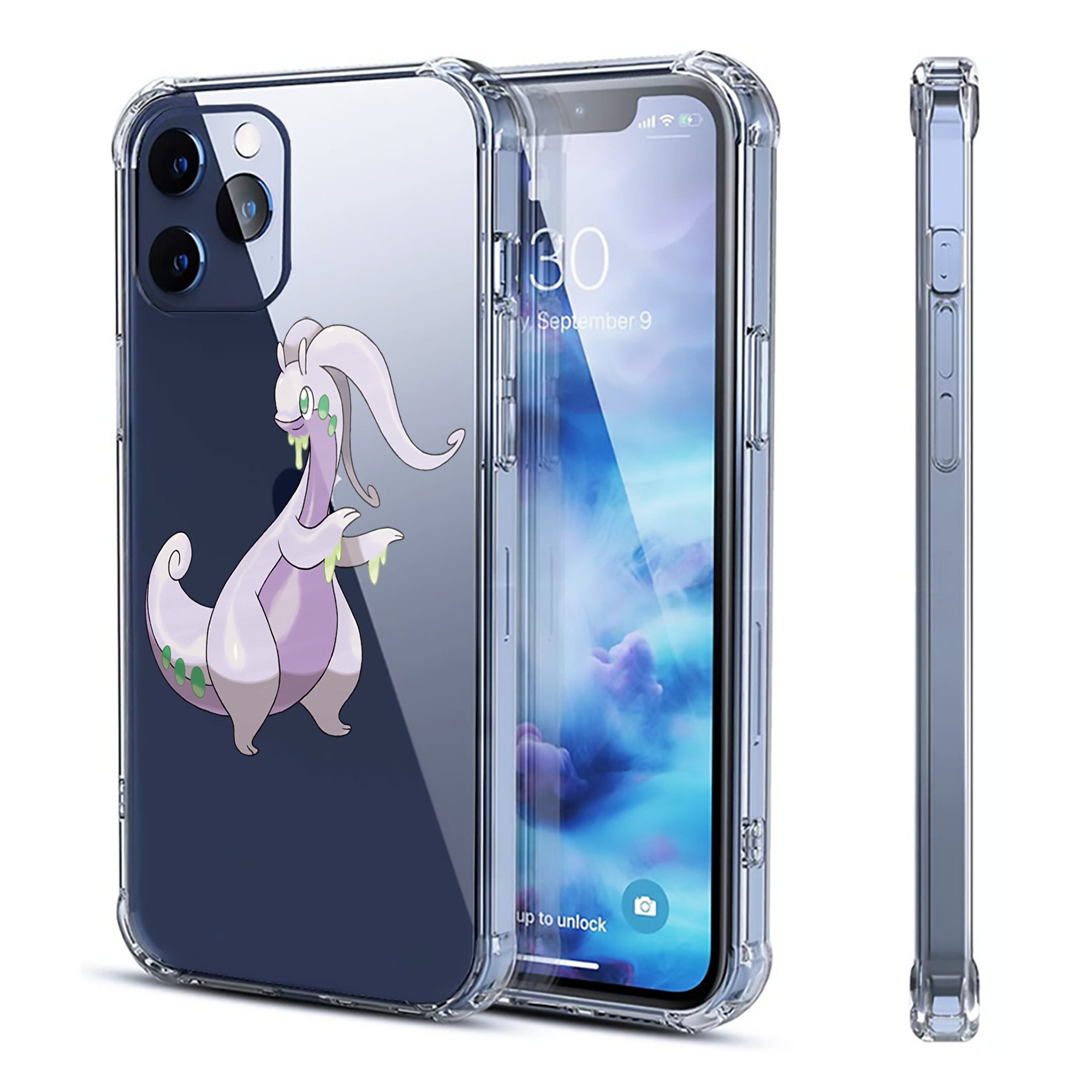 （画像用） ポケットモンスター Pokémon 【iPhone 12シリーズ対応】透明スマホケース（クリアソフトケース）